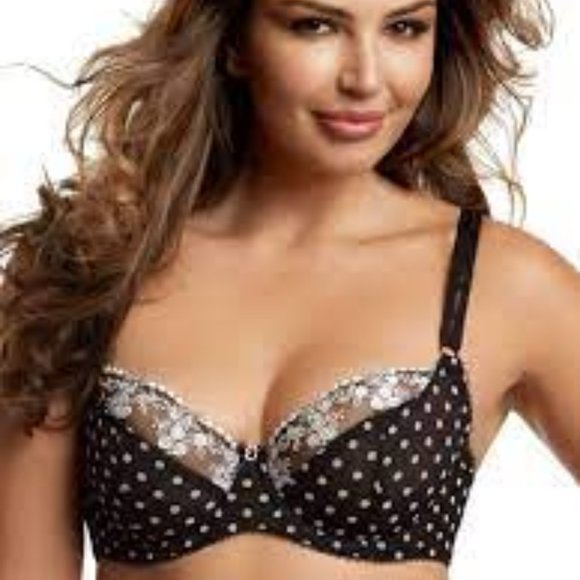 Paramour Sweet Revenge Full Bust Bra In Polka Dot NWT - Picture 6 of 9